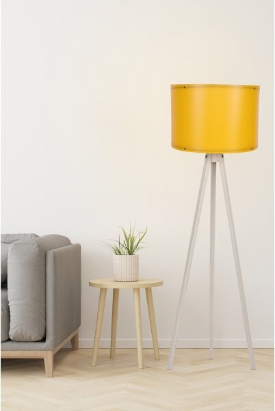 Stojací lampa AYD 1xE27/60W/230V oranžová/béžová