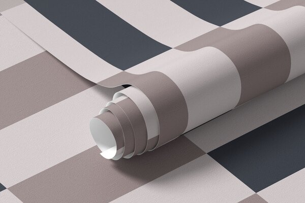 Fototapety Pruhovaný vzor v krémových a tmavě modrých odstínech, Fototapety geometrie, w05150v2 : uwalls.cz