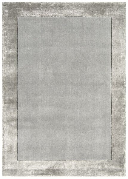 Timzo Moderní kusový koberec Ascot Silver Jednobarevný šedý Rozměr: 120x170 cm