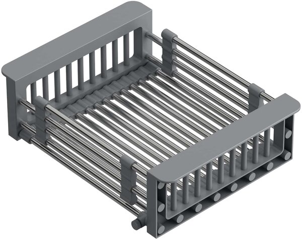 Quadron Comfort 156 dřez s baterií a příslušenstvím šedá/ocel HCQP57850SZ_3673500BS