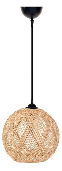 Lustr na lanku JUTE 1xE27/60W/230V béžová
