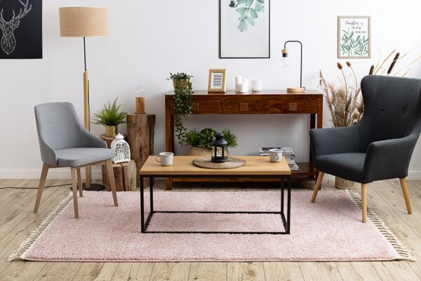 Makro Abra Moderní kusový koberec BERBER 9000 růžový Rozměr: 180x270 cm
