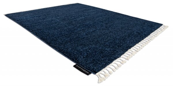 Makro Abra Moderní kusový koberec BERBER 9000 Granat modrý Rozměr: 80x150 cm