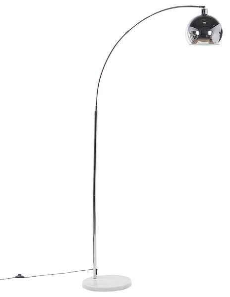 Stojací lampa PAROO Kov Stříbrná