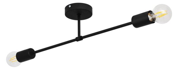 Přisazený lustr CAMBRIDGE 2xE27/15W/230V černá