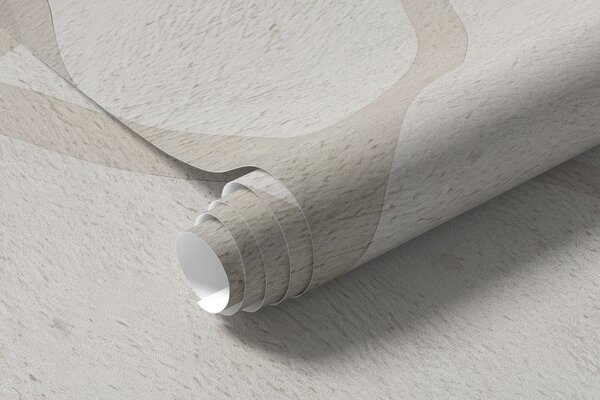 Fototapety Minimalistická krajina s mlhavými stromy v jemných béžových tónech, snové atmosférické umění, Fototapety příroda, w05602 : uwalls.cz