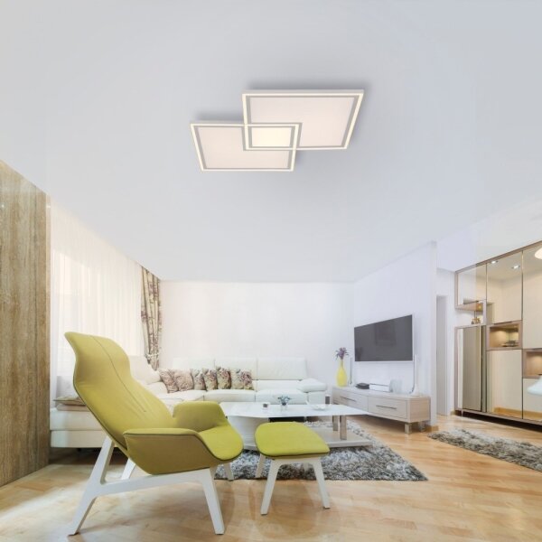Leuchten Direkt 14855-16-LED Stmívatelné stropní svítidlo EDGING LED/51W/230V+DO