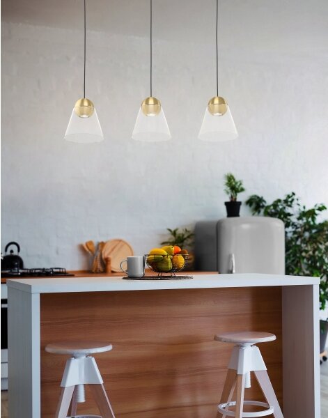 Eglo 99629 - LED Lustr na lanku CERASELLA 3xGU10/4,5W/230V
