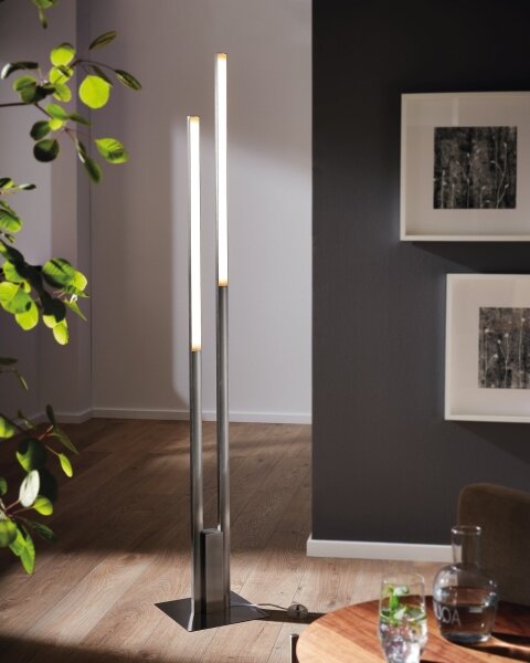 Eglo 55972 -LED RGBW Stmívat. stojací lampa FRAIOLI-C LED/34W/230V mat. chrom+DO