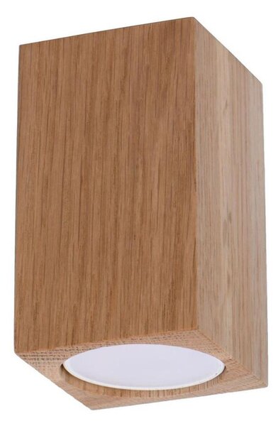 Sollux SL.1040 - Bodové svítidlo KEKE 1xGU10/40W/230V 10 cm dub