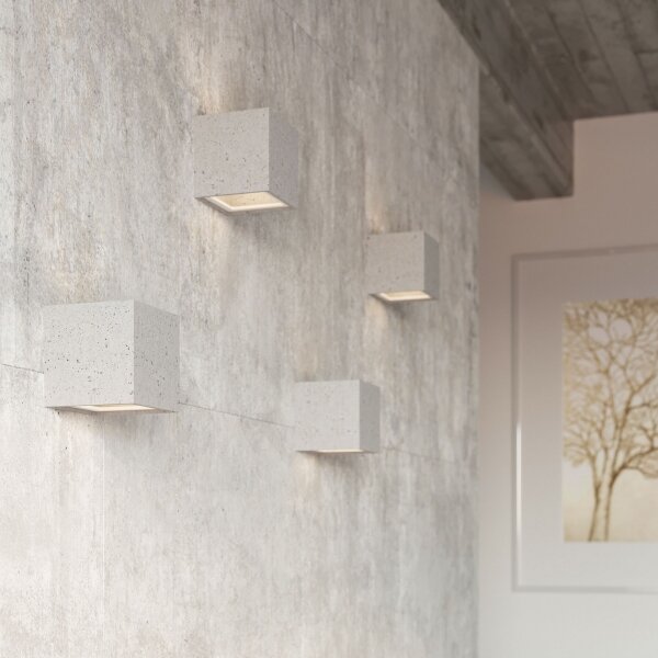 Sollux SL.0991 - Nástěnné svítidlo LEO 1xG9/40W/230V beton