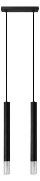 Sollux SL.0961 - Lustr na lanku VIZIER 2xG9/40W/230V černá