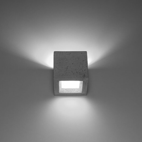 Sollux SL.0991 - Nástěnné svítidlo LEO 1xG9/40W/230V beton
