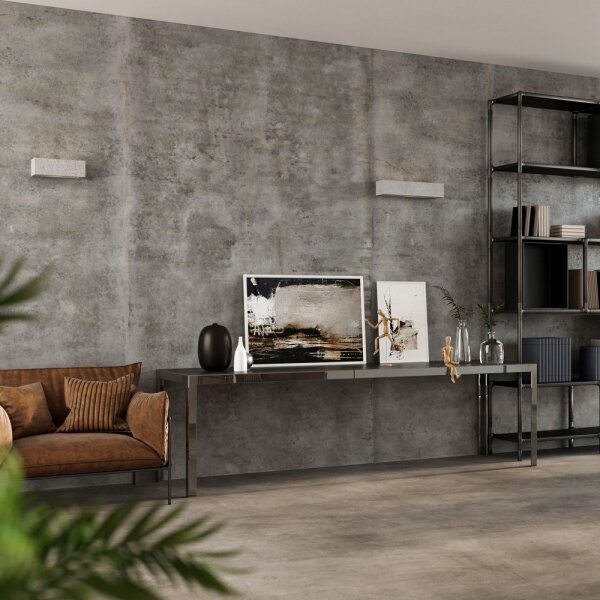 Sollux SL.0993 - Nástěnné svítidlo VEGA 2xE27/60W/230V 50 cm beton