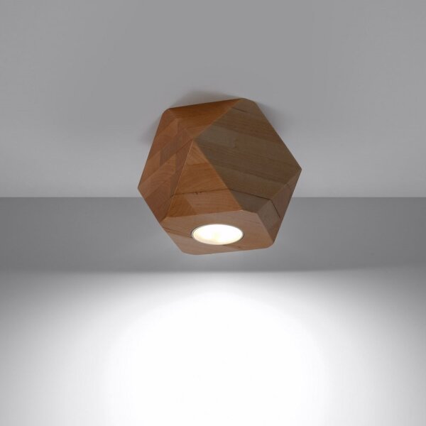 Sollux SL.1009 - Stropní svítidlo WOODY 1xGU10/40W/230V