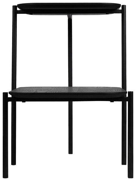 KONFERENČNÍ STOLEK, černá, dřevo, kov, kompozitní dřevo, 62,4/38,2/52 cm Lomoco - Konferenční stolky, Online Only