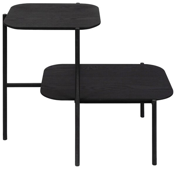KONFERENČNÍ STOLEK, černá, dřevo, kov, kompozitní dřevo, 62,4/38,2/52 cm Lomoco - Konferenční stolky, Online Only