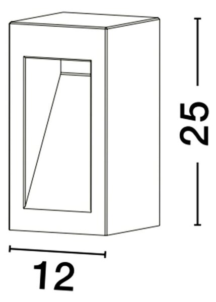 Nova Luce Barco LED sloupkové svítidlo IP65 600mm