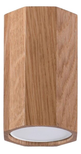 Sollux SL.1033 - Bodové svítidlo ZEKE 1xGU10/40W/230V 10 cm dub