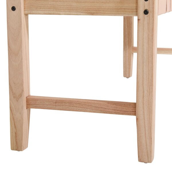SEDACÍ LAVICE, dřevo, kůže, 120/45/40 cm Livetastic - Taburety, Online Only