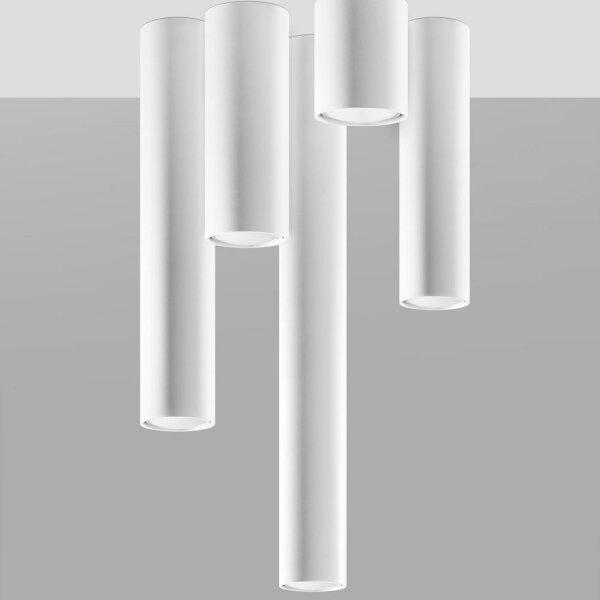 Sollux SL.0998 - Bodové svítidlo LAGOS 1xGU10/10W/230V 40 cm bílá
