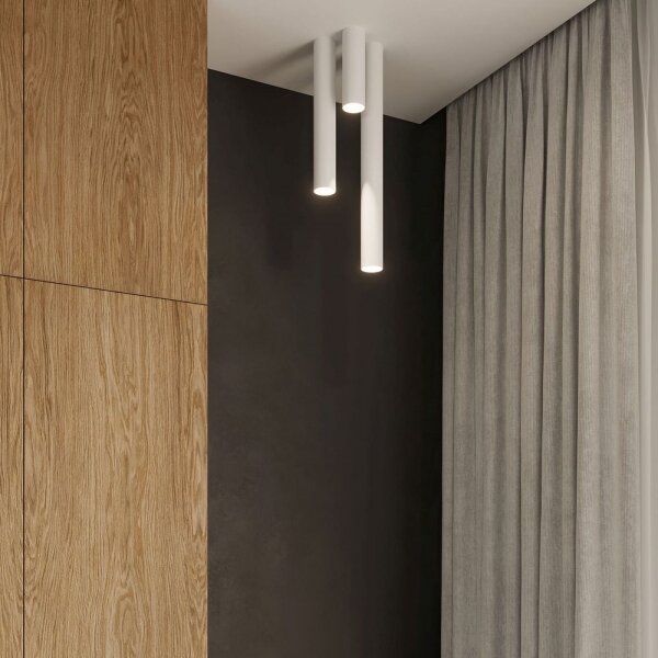 Sollux SL.0999 - Bodové svítidlo LAGOS 1xGU10/10W/230V 60 cm bílá