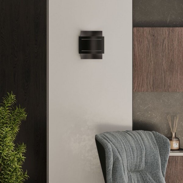 Sollux SL.0981 - Nástěnné svítidlo HESTIA 1xG9/40W/230V černá