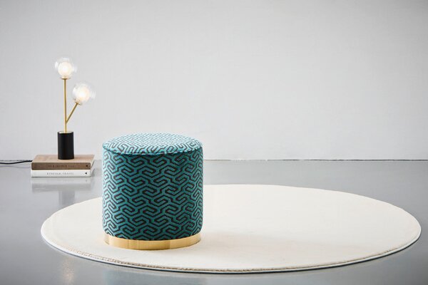 TABURET, textil, kompozitní dřevo, 40/42/40 cm MID.YOU - Online Only lavice, Online Only