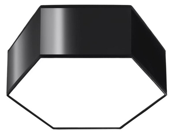 Sollux SL.1059 - Stropní svítidlo SUNDE 2xE27/60W/230V 11,5 cm černá