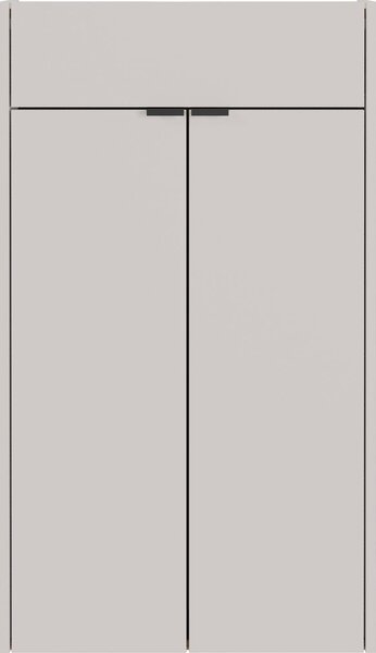 Krémová závěsná skříňka 56x97x22 cm Ameca – Germania