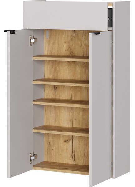 Krémová závěsná skříňka 56x97x22 cm Ameca – Germania
