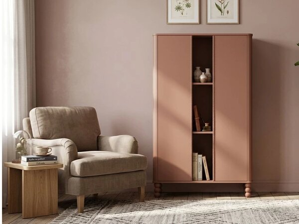 Designová vitrína DOT terakota