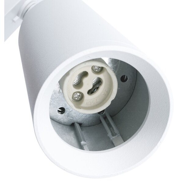 Bodové svítidlo do lištového systému MICA 1xGU10/25W/230V 3-fázové bílá