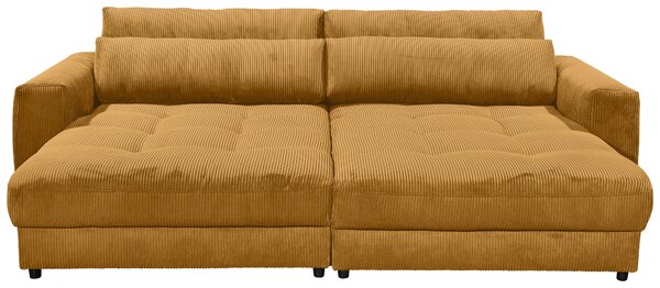 POHOVKA BIG SOFA, textil, kompozitní dřevo, žlutá MID.YOU - Pohovky, Online Only