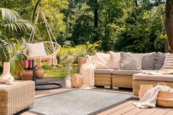 Balta Kusový koberec Sisal FLOORLUX 20401 šampaň / béžový Rozměr: 120x170 cm