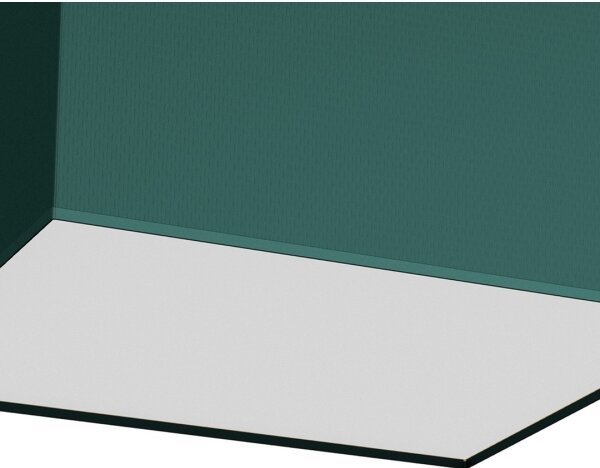 Stropní svítidlo VERDE 2xE27/60W/230V 40x40 cm zelená