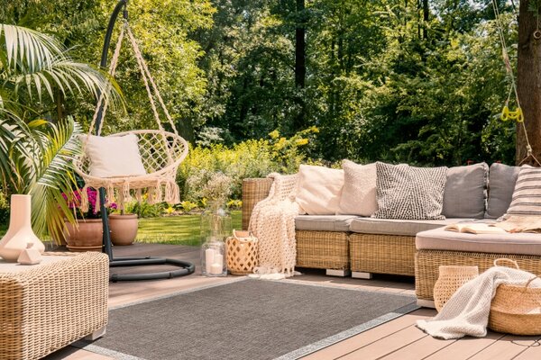 Balta Kusový koberec Sisal FLOORLUX 20401 béžový / šampaň Rozměr: 120x170 cm