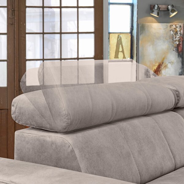 ROHOVÁ SEDAČKA, textil, béžová Carryhome - Sedací soupravy, Online Only