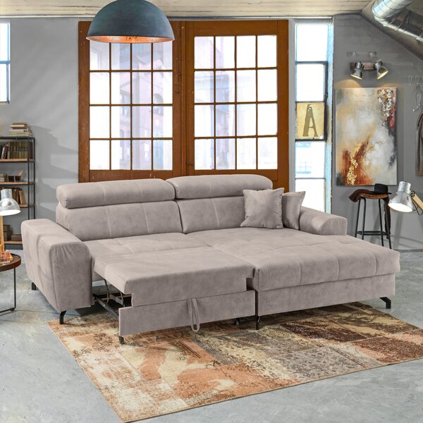 ROHOVÁ SEDAČKA, textil, béžová Carryhome - Sedací soupravy, Online Only
