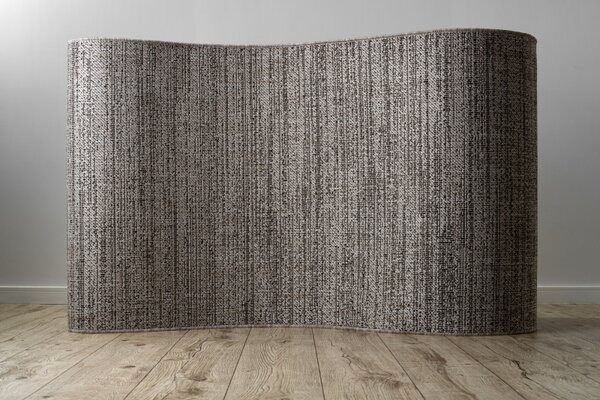 Balta Běhoun Sisal FLOORLUX 20389 stříbrný / černý Šíře: 100 cm