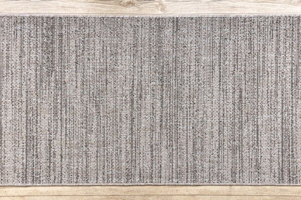 Balta Běhoun Sisal FLOORLUX 20389 stříbrný / černý Šíře: 100 cm