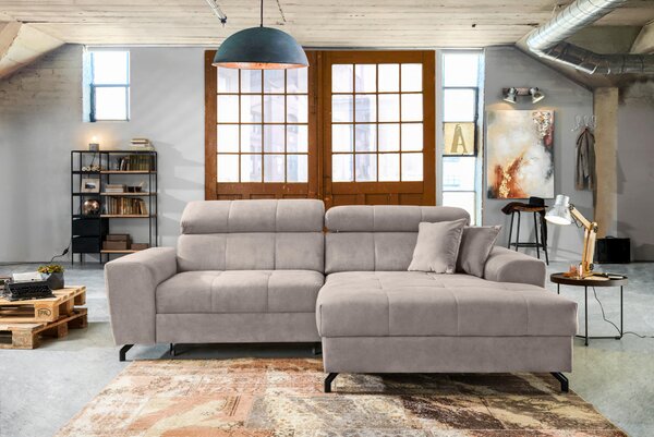 ROHOVÁ SEDAČKA, textil, béžová Carryhome - Sedací soupravy, Online Only