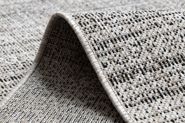 Balta Běhoun Sisal FLOORLUX 20389 stříbrný / černý Šíře: 100 cm