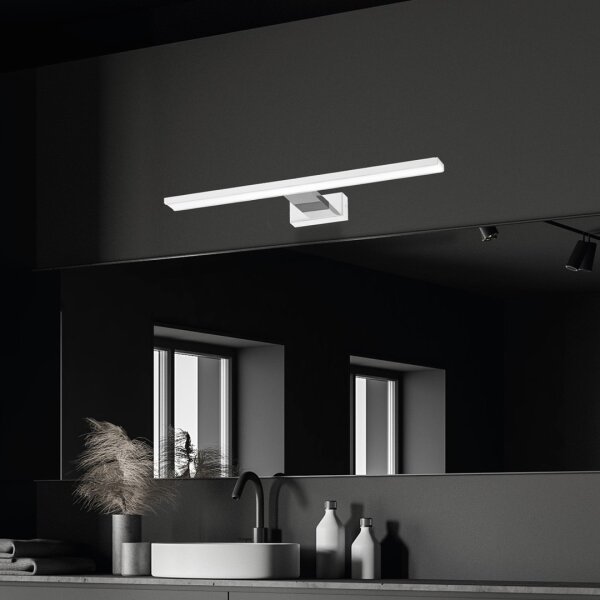 LED Koupelnové osvětlení zrcadla SHINE LED/13,8W/230V 60 cm IP44 bílá/chrom