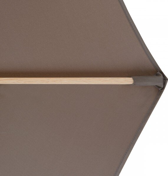 Doppler ALU WOOD zahradní slunečník 350 cm hnědá