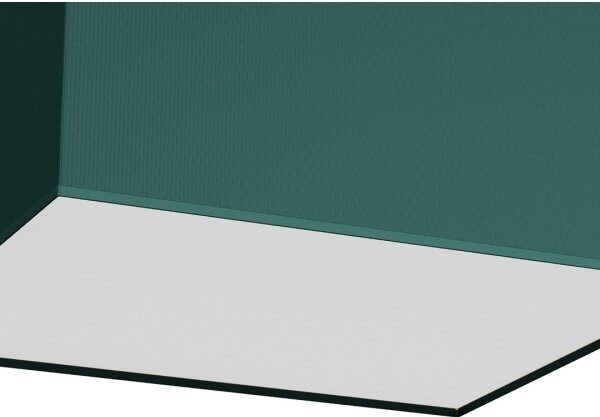 Stropní svítidlo VERDE 3xE27/60W/230V 50x50 cm zelená