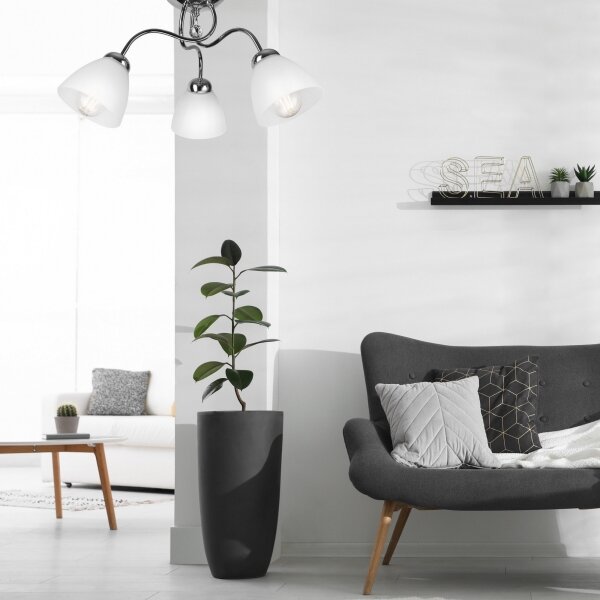 Přisazený lustr MIRANDA 3xE27/60W/230V lesklý chrom