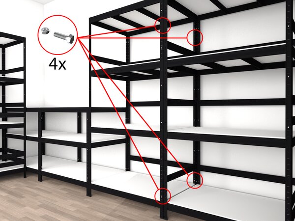 Spojovací sada pro 2 regály Biedrax (SR1)