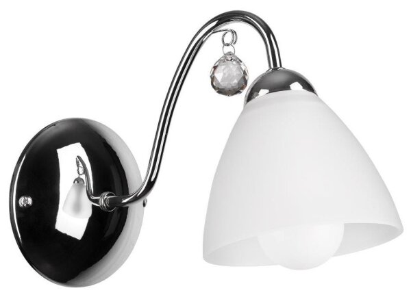 Nástěnná lampa MIRANDA 1xE27/60W/230V lesklý chrom