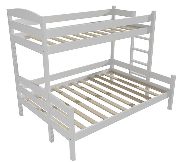 Vomaks Patrová postel s rozšířeným spodním lůžkem PPS 001 Rozměr: 100/120 x 180 cm, Umístění žebříku: vpravo, Povrchová úprava: netransparentní barva…